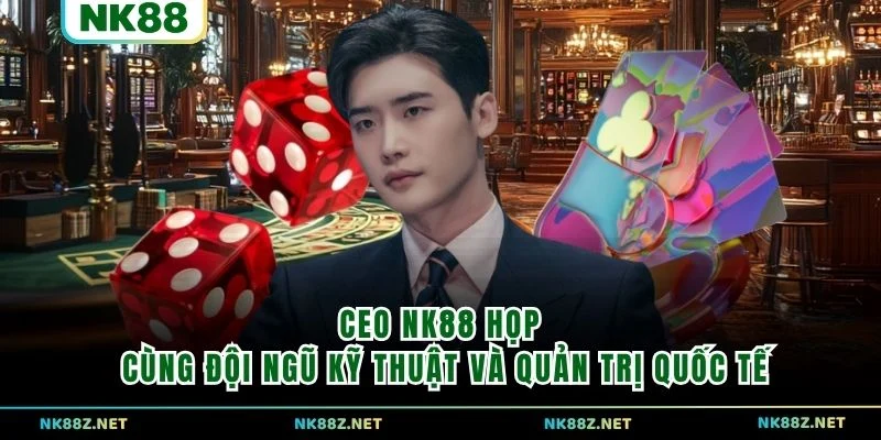 CEO NK88 họp cùng đội ngũ kỹ thuật và quản trị quốc tế