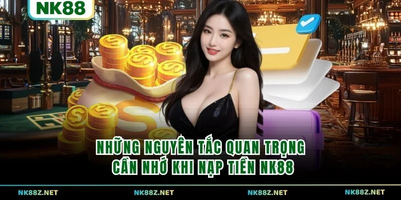 Những nguyên tắc quan trọng cần nhớ khi nạp tiền NK88